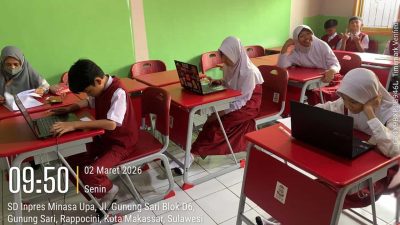 Siswa Kelas VI SDI Minasa Upa Ikuti Simulasi TKA Selama 4 Hari