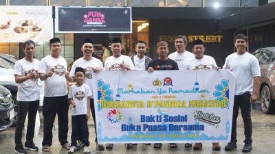 Bharaduta Dermaga Polres Pelabuhan Makassar Bagi Takjil dan Buka Bersama