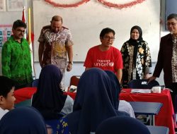 UNICEF Indonesia Tinjau Program Cek Kesehatan Gratis di SMPN 27 Makassar
