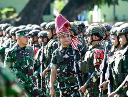 Pangdam XIV/Hasanuddin Kobarkan Mental Petarung, Satgas Yonif 721 Siap Jaga Perbatasan