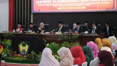 Hadiri Pelantikan Ketua DPRD, Bupati Husniah Talenrang Harap Sinergitas untuk Kesejahteraan Masyarakat Gowa