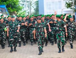 Tinjau Yonif TP 920/Lasalaga, Pangdam XIV/Hasanuddin Tingkatkan Semangat dan Moril Prajurit