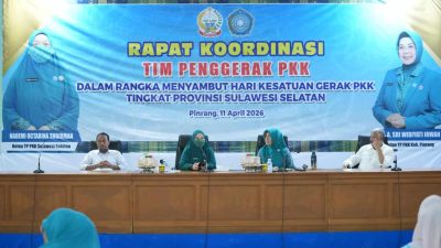 Jadi Tuan Rumah HKG PKK Nasional 2026, Sulsel Perkuat Koordinasi hingga Tingkat Desa
