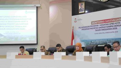 Realisasi APBD Triwulan I Capai 11,07 Persen, Munafri Ingatkan OPD Jangan Salah Arah Program