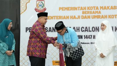 Lepas JCH Makassar, Wali Kota Munafri: Fokus Ibadah dan Jaga Kesehatan