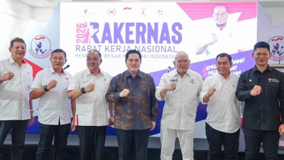 Rakernas 2026, Menpora RI Apresiasi Kepemimpinan LaNyalla, dan Dorong Prestasi Industri Olahraga Muaythai Indonesia