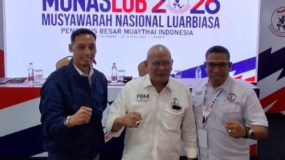 Plt Ketua Muaythai Sulsel Hadiri Rakernas di Jakarta