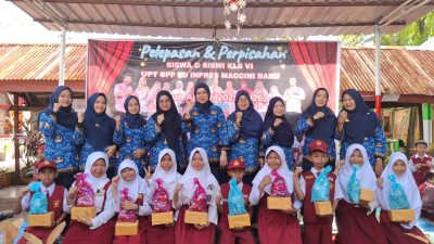 Momen Penuh Haru Perpisahan dan Pelepasan 60 Siswa SD Inpres Maccini Baru