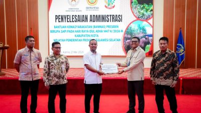 Presiden Prabowo Salurkan 25 Ekor Sapi Kurban untuk Pemerintah di Sulsel