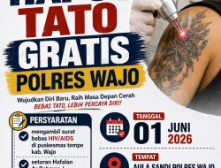 Polres Wajo Gelar Program Hapus Tatto secara Gratis untuk Masyarakat