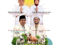 Munafri – Aliyah Akan Salat Idul Adha Bersama Ribuan Warga Makassar di Lapangan Karebosi
