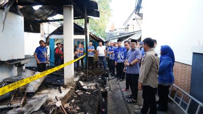 Tinjau Lokasi Kebakaran RSUD Syekh Yusuf, Wabup Gowa Pastikan Pelayanan Tetap Berjalan