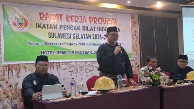 Rakerprov IPSI Sulsel Bahas Rencana Apel Akbar, Target Hadirkan Ketum PB IPSI Sugiono dan Ribuan Pesilat