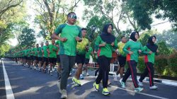 Lari Bersama Prajurit, Pangdam XIV/Hasanuddin Teguhkan Kesetiaan Hingga Akhir