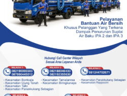 Suplai Air Baku Menurun, PDAM Makassar Pastikan Bantuan Air Bersih Tetap Mengalir