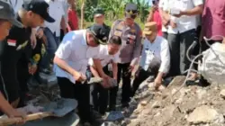 Bupati Takalar Lakukan Peletakan Batu Pertama Pembangunan Irigasi di Polsel