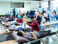 Semarak HUT ke-102, PDAM Makassar dan Karang Taruna Gelar Donor Darah