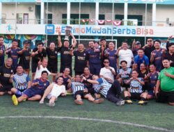 Samarak HUT RI ke-81, Legislator dan Staf DPRD Makassar Adu Skill di Lapangan Mini Soccer