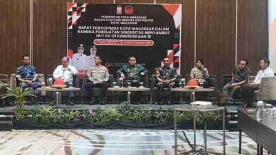 Sambut HUT RI ke-81, Anwar Faruq Perkuat Sinergitas dengan Forkopimda Makassar